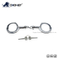 Nickel plated carbon steel handcuffs HC0010